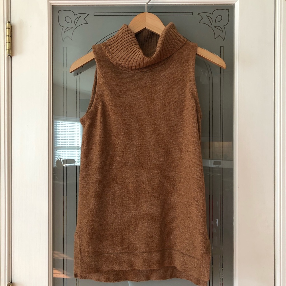 J. Crew Mercantile Sleeveless Turtleneck Sweater